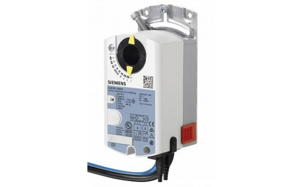 GLB181.1E/MO (арт.): Компактный контроллер VAV с Modbus RTU, AC 24 В, 10 Нм, 150 сек, 300 Па