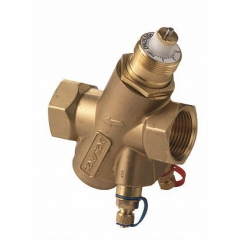 VPI45.15F0.5Q (арт.): Седельный клапан со встроенным регулятором перепада давления (Комбиклапан) 2-х ходовой, PN16,   куб.м./час, DN15, 1…120 C, резьбовой, с патрубками для замера давления