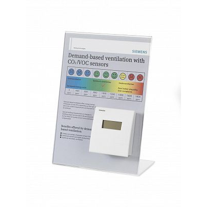 QPA2000POS (арт.): Датчик комнатный углекислого газа CO2 (0...5 В/0...10 В/4...20 мA), IP30