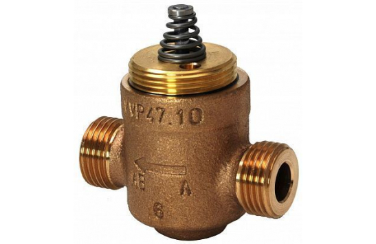 VVP47.15-2.5 (арт.): Клапан седельный 2-х ходовой, PN16, Kvs 2,5, DN15, 1…110 C, резьбовой
