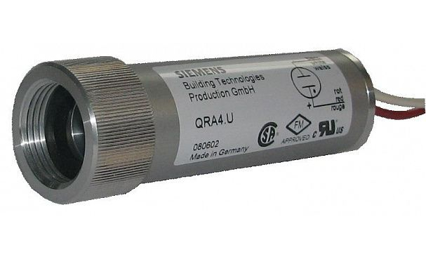 QRA4.U (арт.): УФ-датчик пламени, для монтажа на трубе, нормальная чувствительность (США)