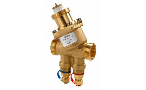 VPP46.15L0.2Q (арт.): Седельный клапан со встроенным регулятором перепада давления (Комбиклапан) 2-х ходовой, PN16,  30…200 куб.м./час, DN15, 1…120 C, резьбовой