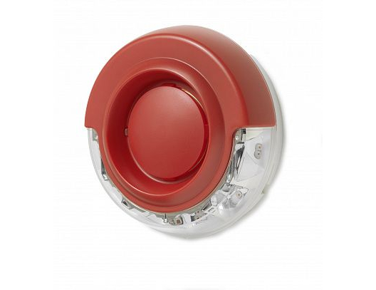 FDS226-RW (арт.): Оповещатель комбинированный красный (звуковой и белый маяк)
