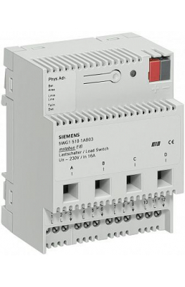 N 510/03 (арт.): Выключатель НАГРУЗКИ N 510/03(арт.), 4Х230V AC 16A, ДЛЯ УСТАНОВКИ НА DIN-РЕЙКУ, 4 ТЕ