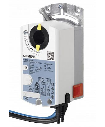 GDB181.1E/MO (арт.): Компактный контроллер VAV с Modbus RTU, AC 24 В, 5 Нм, 150 сек, 300 Па