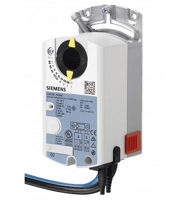 GDB181.1E/MO (арт.): Компактный контроллер VAV с Modbus RTU, AC 24 В, 5 Нм, 150 сек, 300 Па